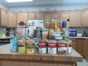 Donations to the Community Meals program.