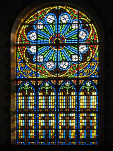 Stained Glass Window in the south wall of thesanctuary